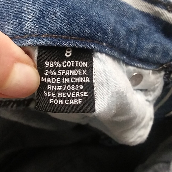 Rue 21 Striped railroad mom jeans medium wash - Picture 5 of 5